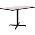 National Public Seating Interion® Breakroom Table, 48"L x 30"W x 29"H, Gray 695849GY